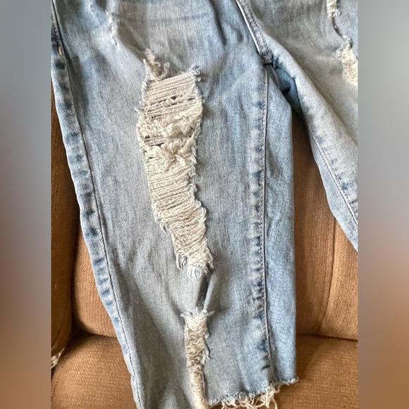 GUESS LOS ANGELES DENIM BERMUDA DISTRESSED SHORTS SIZE 25 - Picture 11 of 14